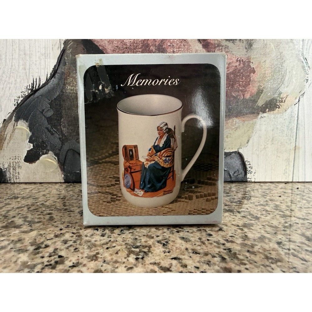 Vintage Norman Rockwell Porcelain Mug